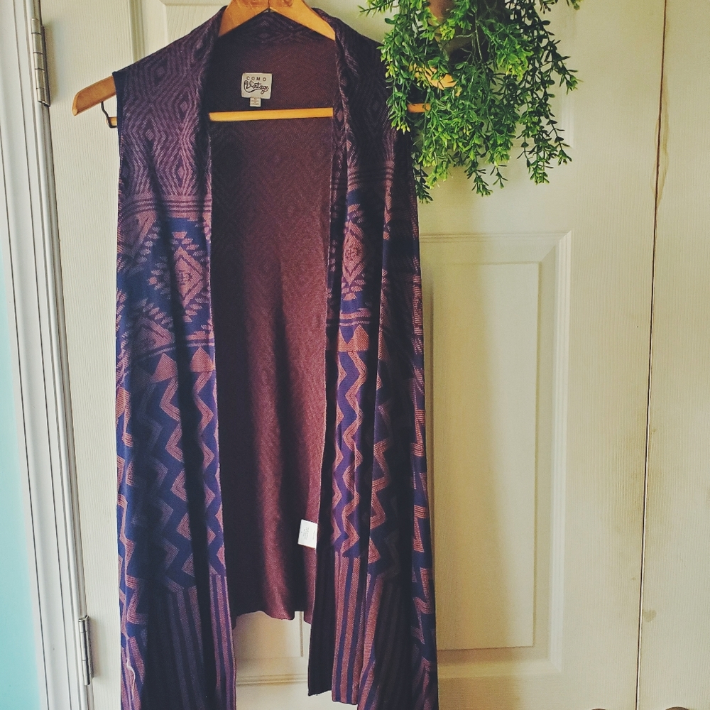 Como Vintage Aztec vest